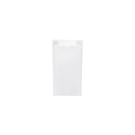 Paper breakfast bag white 0.5 kg 10+5 x 22 cm 1000 pcs.