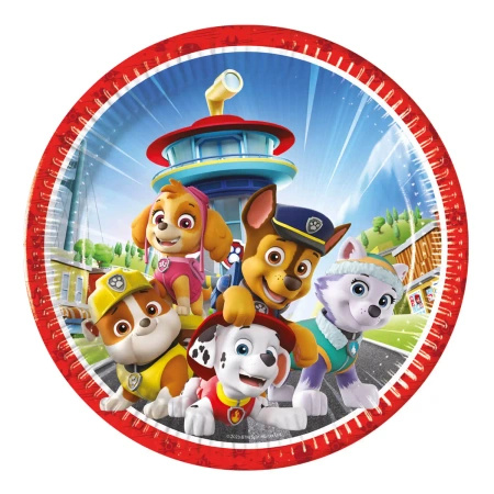 Paper plates "PAW Patrol Heroes", 23 cm, 8 pcs