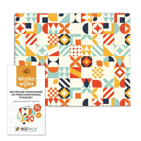 Waxwork "Geometric Pattern" size "XL" 40 x 48 cm 1 pcs.