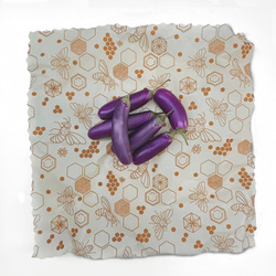 Waxwork "Bees" size "L" 36 x 36 cm 1 pcs.