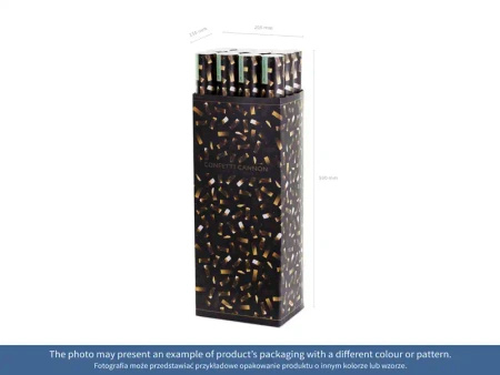 Confetti Cannon "Golden", 60 cm, 1 pc