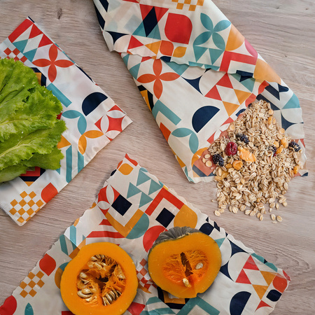 Wax "Grometric pattern" Pack 1 x "S", 1 x "M", 1 x "L" 3 pcs.