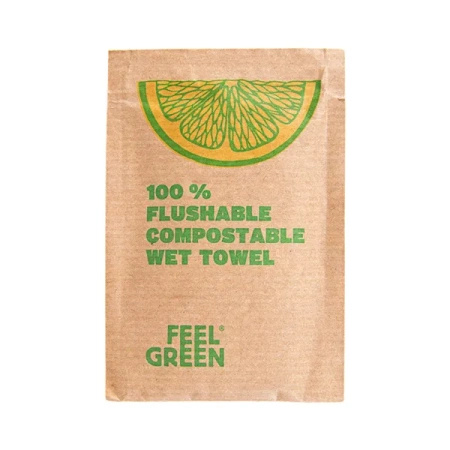 Wet wipes 100% Flushable 7 x 10 cm 300 pcs.