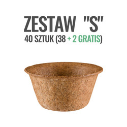 BreadPack 300 ml edible bowl, set "S" (38+2), 40 pcs.