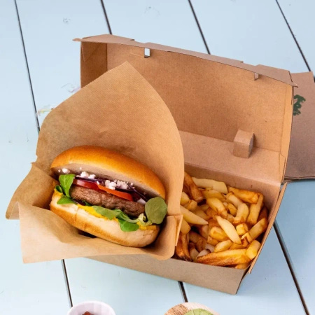 Pudełko termiczne papierowe 21,4 x 11,4 x 8,5 cm 50 szt.