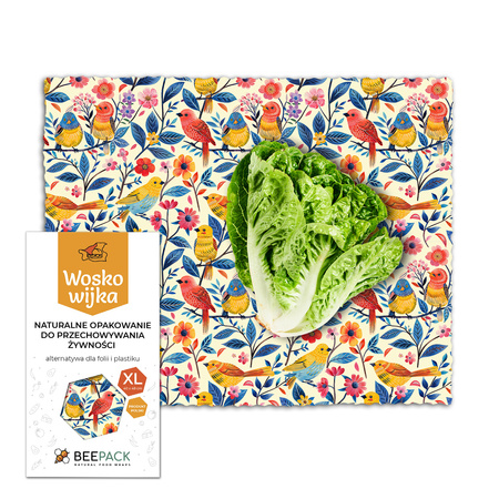 Waxwork "Birds" size "XL" 40 x 48 cm 1 pcs.