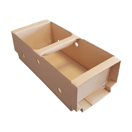 Cardboard baskets for fruit/vegetables, for 1 kg, 23 x 12 x 8.5 cm, 20 pcs