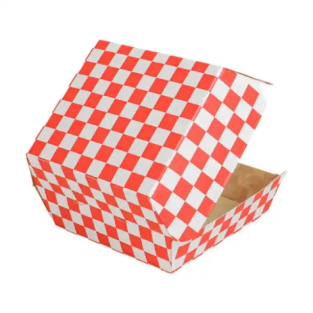 Burger box "Fitipaldi" / "Kratka" 12,5 x 12,5 x 8 cm 50 szt.