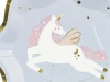 Paper Plates "Unicorn", diameter 18 cm, 6 pcs