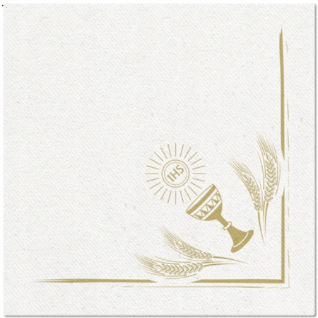 Serwetki Premium Airlaid, Komunia 2, 1/4, 40 x 40 cm 50 szt.