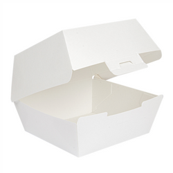 Thermal burger box White, size "M", 13 x 12.5 x 9 cm 50 pcs.