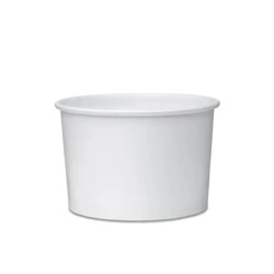 Paper cup for ice cream white 360 ml, ¶. 103 mm, 25 pcs.