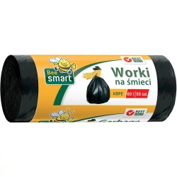 Bee Smart garbage bags HDPE, Paclan 59 x 69 cm, 60L, 50 pcs.
