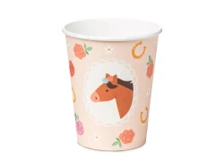 Paper Cups "Horse", 220 ml, 6 pcs