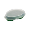 Reusable bipartite containers green 27.5 x 20 x 3.5 cm 60 pcs.