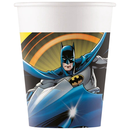 Kubek papierowy "Batman" 200 ml 8 szt.