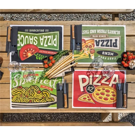 Podkładki papierowe "Vintage Pizza", 31 x 43 cm, 4 x 500 szt.