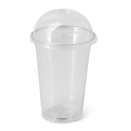 rPET dome lid with hole Ø 95 mm 100 pcs.