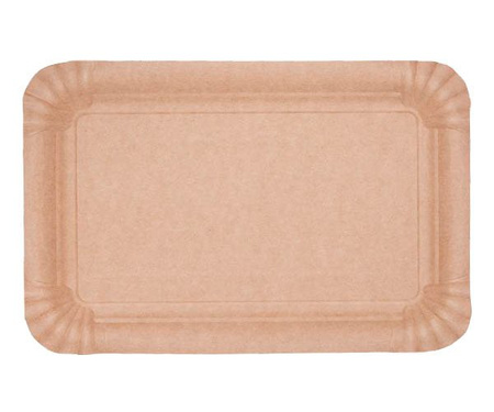 Kraft paper tray 13 x 20 cm 100 pcs.