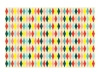 Obrus papierowy "Kolorowe Romby" 120 x 180 cm, 1 szt.