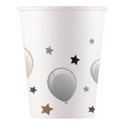 Kubek papierowy "Milestone" 200 ml 8 szt.