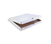 Pizza box white 32 x 32 x 4 cm, 100 pcs