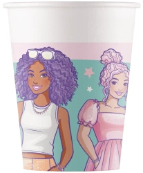Kubek papierowy "Barbie Star" 200 ml 8 szt.