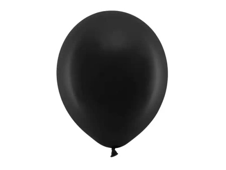 Latex Balloons, Black, 30 cm, 100 pcs.
