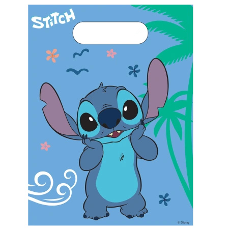 Plastic bags "Stitch" 17 x 23 cm 6 pcs