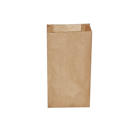 Torebka śniadaniowa papierowa kraft 0,5 kg, 10+5 x 22 cm 500 szt.