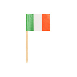 Banquet toothpicks with Italian flag, length 8 cm, 500 pcs