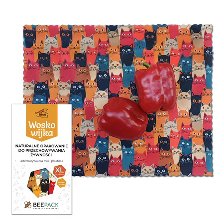Woskowijka "Koty" rozmiar "XL" 40 x 48 cm 1 szt.