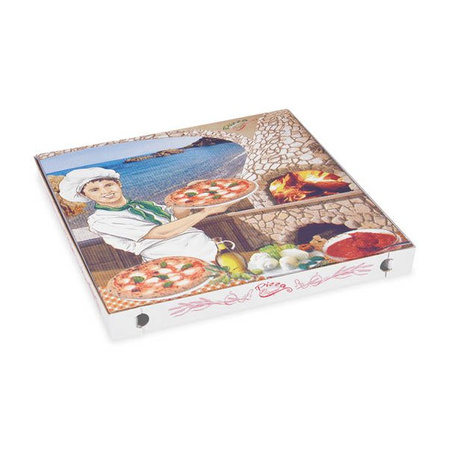 Pizza box 40 x 40 x 4 cm, 100 pcs.