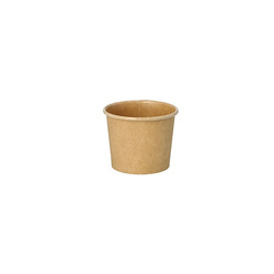 Kraft paper container 60 ml 6 x 4.9 cm 50 pcs.