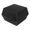 Thermal burger box black, size "L+", 14.4 x 13.6 x 9.2 cm 50 pcs.