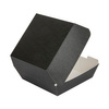 Thermal burger box black, size "L", 14.2 x 13.7 x 6.1 cm 50 pcs.