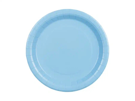 Paper Plates "Light Blue", 23 cm, 6 pcs