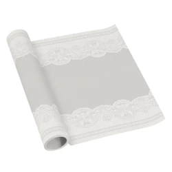 Bieżnik papierowy PREMIUM w rolce, "Royal Silver" 40 cm x 24 m 1 szt.