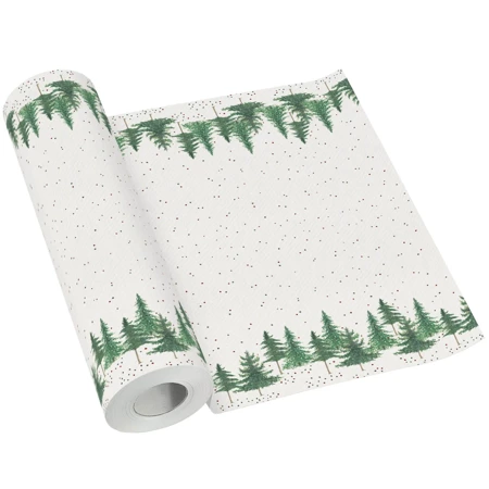 Bieżnik papierowy PREMIUM w rolce, "Conifer Forest", 40 cm x 24 m 1 szt.