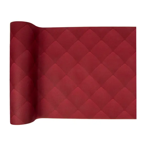 Bieżnik papierowy PREMIUM w rolce, burgundowy, "Rhombus" 40 cm x 24 m 1 szt .