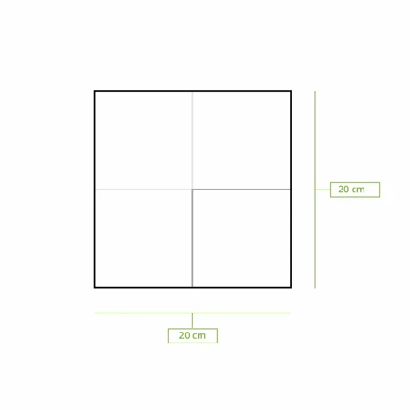Serwetki 2-warstwowe "Recycled" 20 x 20 cm 100 szt.