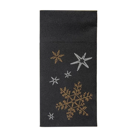 Torebki-serwetki na sztućce Premium Airlaid "Christmas Night" 40 x 40 cm 50 szt.