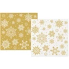 Serwetki Premium Airlaid, "Reverse Snowflakes", 1/4, 40 x 40 cm 50 szt.